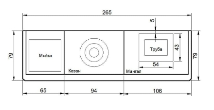 Мангал с казаном Кварц, фото 2