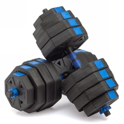 Гантели гексагональные разборные с грифом, 40 кг (2 шт. х 20 кг.) , фото 1 Гантели гексагональные разборные с грифом, 40 кг (2 шт. х 20 кг.) , фото 1