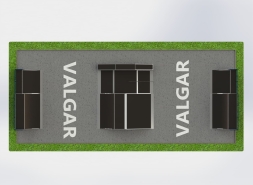 СКЕЙТБОРД ПЛОЩАДКА РАЗМЕРОМ 28Х12 М, фото 2