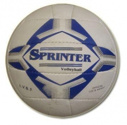 Мяч волейбольный GALA, Sprinter (шитый, белый). Тренировочный мяч