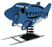 Качалка на пружине Самолёт КНП-097 для детской площадки