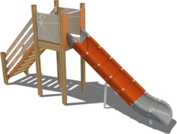 Детская горка Борей Vector ГР101.00.1.10 для игровой площадки, фото 1 Детская горка Борей Vector ГР101.00.1.10 для игровой площадки, фото 1