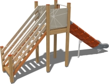 Детская горка Борей Vector ГР101.00.1.10 для игровой площадки Детская горка Борей Vector ГР101.00.1.10 для игровой площадки