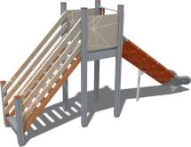 Детская горка Борей Vector ГР101.00.1.10 для игровой площадки Детская горка Борей Vector ГР101.00.1.10 для игровой площадки