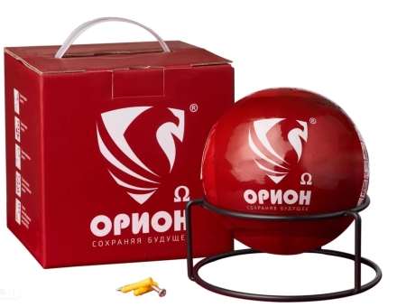 Самосрабатывающий порошковый огнетушитель Под защитой Ориона УПП-1,1-Орион Омега-У1-ТУ 4854-001-04688269-2016, фото 1