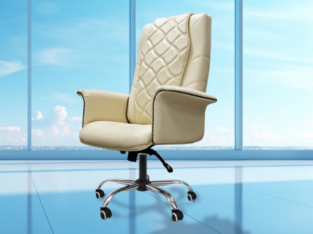 Офисное массажное кресло EGO PRIME EG1003 Крем (Арпатек), фото 4