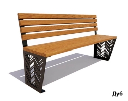 Парковая скамейка Гарнизон, Сосна (без подлокотников) 0,6 м, фото 2 Парковая скамейка Гарнизон, Сосна (без подлокотников) 0,6 м, фото 2