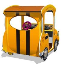 Игровой макет Машинка-Жук М1 ИМ250 для детских площадок