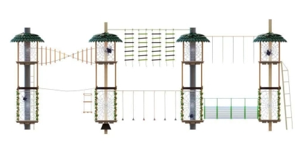 Веревочный парк Башня паука, фото 2