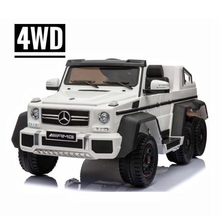 Электромобиль Mercedes-Benz G63-AMG A006AA 4WD белый, фото 1