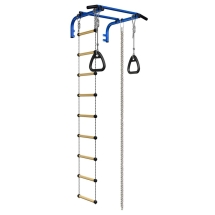 Турник настенный с навесным оборудованием Н-Г1-20 ДСК (490, 620) синий