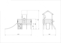 Детский игровой чердак "Дори" Детский игровой чердак "Дори"