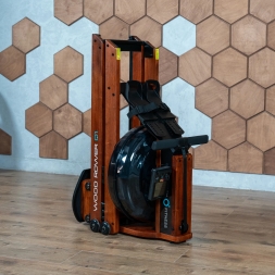Гребной тренажер домашний OXYGEN FITNESS WOOD ROWER Q1, фото 4