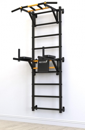 Шведская стенка Рекорд X2 (без опоры на пол) - Турник съемный​, фото 1