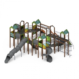 Детская игровая площадка Остров детства Город ДИК 2.01.8.02-31 H=1200 H=2000, фото 4