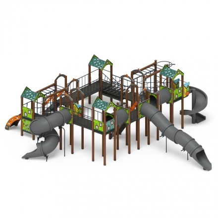 Детская игровая площадка Остров детства Город ДИК 2.01.8.02-31 H=1200 H=2000, фото 3