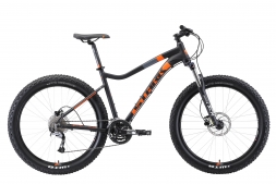 Велосипед Stark'19 Tactic 27.5 + HD чёрный/оранжевый 19&quot;