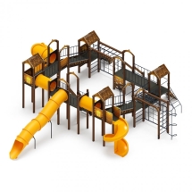 Детская игровая площадка Остров детства Эко ДИК 2.01.8.02-32 H=1200 H=2000