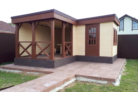 Закрытая беседка МОДУЛЬ, фото 4