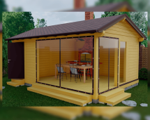 Прямоугольная беседка СМАЙЛ Прямоугольная беседка СМАЙЛ