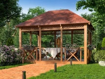 Прямоугольная беседка Дюссельдорф Прямоугольная беседка Дюссельдорф