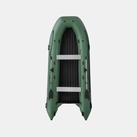 Gladiator E 450 PRO AIR зеленый моторная лодка ПВХ , фото 2