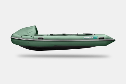 Gladiator E 450 PRO AIR зеленый моторная лодка ПВХ , фото 6