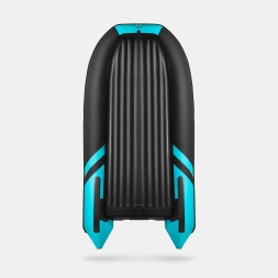 GLADIATOR E 330 S AIR SPORT Черно-бирюзовый моторная лодка ПВХ, фото 4