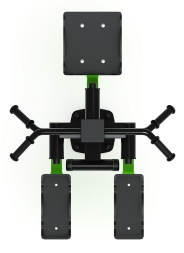 Хипс+Маятник (зеленый) - Уличный тренажер - СТ 024-12.П, фото 2 Хипс+Маятник (зеленый) - Уличный тренажер - СТ 024-12.П, фото 2