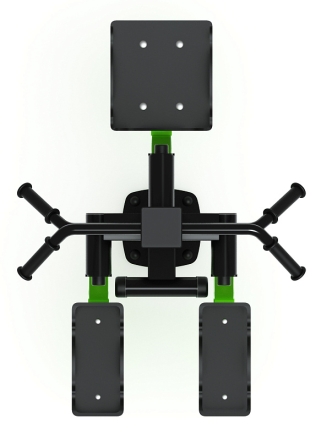 Хипс+Маятник (зеленый) - Уличный тренажер - СТ 024-12.П, фото 2