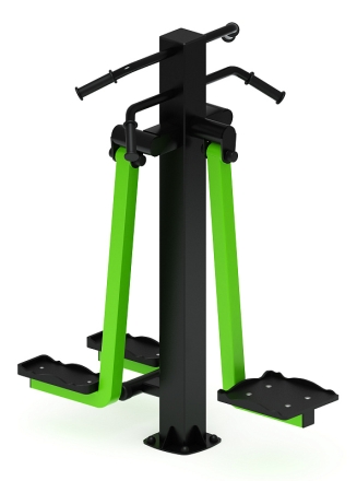 Хипс+Маятник (зеленый) - Уличный тренажер - СТ 024-12.П, фото 1