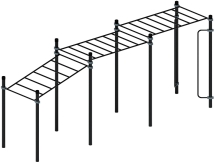 Воркаут ЛОВ 89 серый ВТ 101.11-03 Воркаут ЛОВ 89 серый ВТ 101.11-03