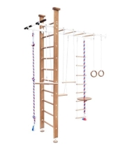 Шведская стенка с рукоходом Flora деревянная Шведская стенка с рукоходом Flora деревянная