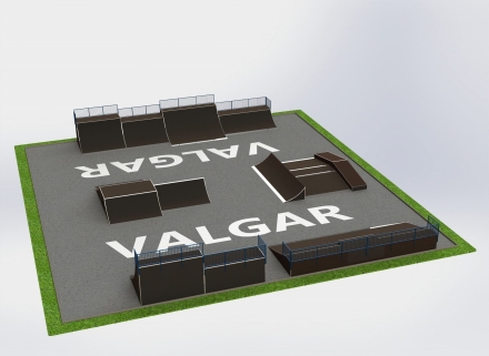 СКЕЙТБОРД ПЛОЩАДКА РАЗМЕРОМ 33Х30 М, фото 4