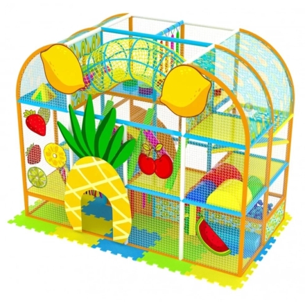 Детский игровой лабиринт «Ананас» 10,9 м² (4,65*2,35*3,9м), фото 1