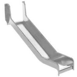 Горка из нержавеющей стали высотой 900 мм с шириной ската 495 мм, фото 1