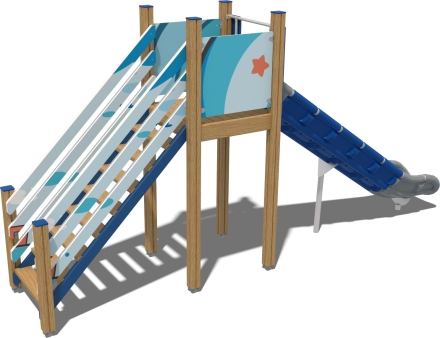 Детская горка Борей Fairytale ГР101.00.1.2 для игровой площадки, фото 4