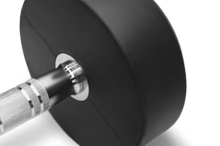 Комплект обрезиненных гантелей 10 пар от 2,5 до 25 кг HD51D2A-2,5-25, фото 2