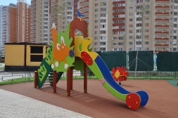 Горка Лисичка 08016 H=1500 для детской площадки, фото 5 Горка Лисичка 08016 H=1500 для детской площадки, фото 5