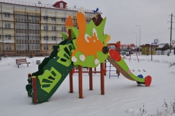 Горка Лисичка 08016 H=1500 для детской площадки, фото 4 Горка Лисичка 08016 H=1500 для детской площадки, фото 4