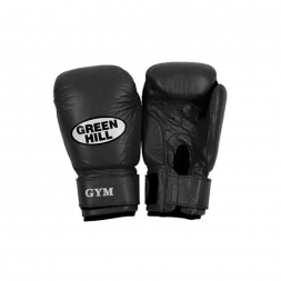 Перчатки боксерские GYM черные BGG-2018 (10oz), фото 1