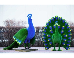 Топиари павлин Григориан, h=155 см - газон Eco, фото 10