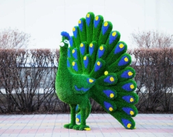 Топиари павлин Григориан, h=155 см - газон Eco, фото 3