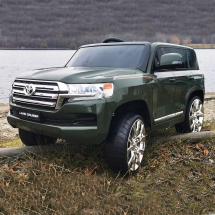 Электромобиль Toyota Land Cruiser 200 JJ2022 зеленый