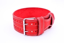 Пояс для пауэрлифтинга 100 мм, пряжка 2 иглы, трехслойный