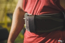 Пояс для пауэрлифтинга 100 мм, пряжка 2 иглы, трехслойный