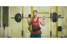 Пояс для пауэрлифтинга 100 мм, пряжка 2 иглы, трехслойный