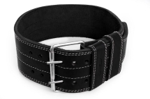 Пояс для пауэрлифтинга 100 мм, пряжка 2 иглы, трехслойный