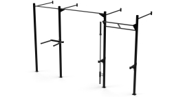 Функциональная рама, пристенная, с брусьями (без грифа) 