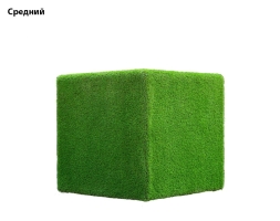 Топиари Куб, зеленый, Большой - газон Deluxe, фото 2